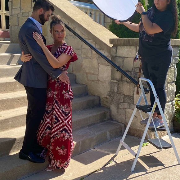 Hello Molly Floral Pattern Wrap Maxi Dress - Picture 2 of 4